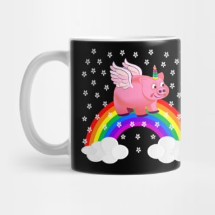 Piggycorn Pig Unicorn Rainbow Shirt - Pigicorn Funny Gift Mug